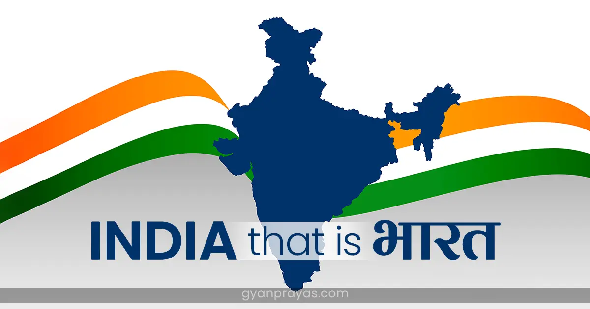 Bharat name history in Hindi - India that is Bharat