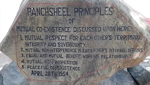 Pandit Nehru's Panchsheel principle